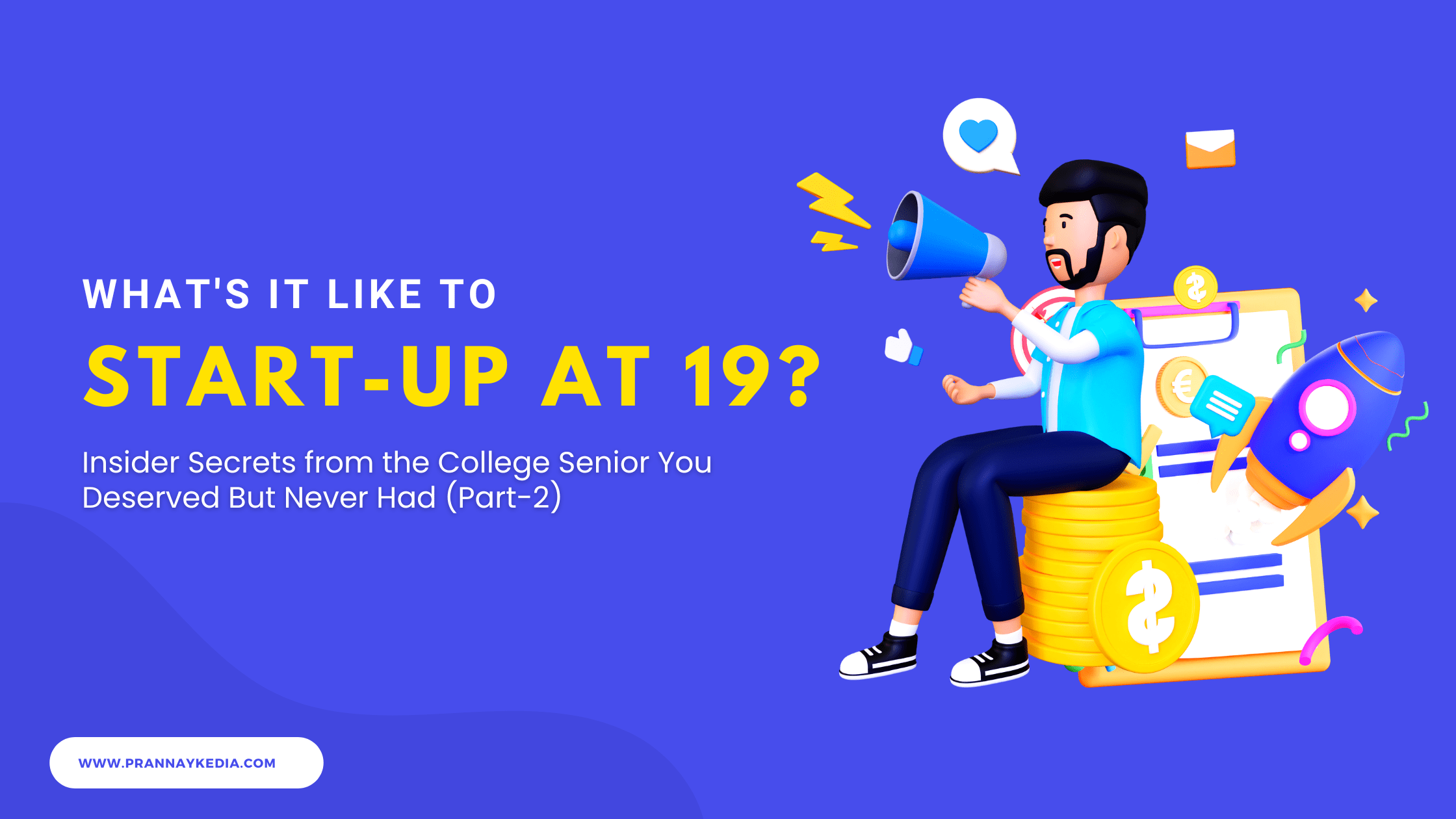 Part 2 of 3-part series. While entrepreneurship is glorified in our society, it's not all roses. There are a lot of sacrifices to be made to attain success.